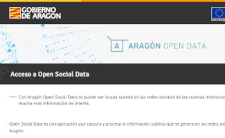 Aragon Open Social Data screenshot